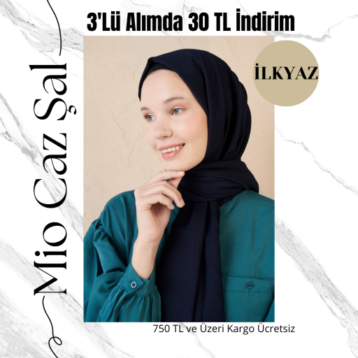 Mio Caz Şal 3 Adet 510 TL Yerine 480 TL